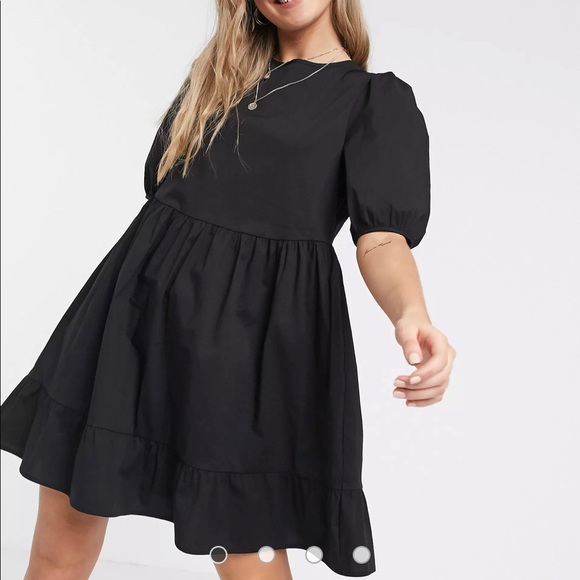 Mini Poplin Smock Dress - Picture 2 of 5